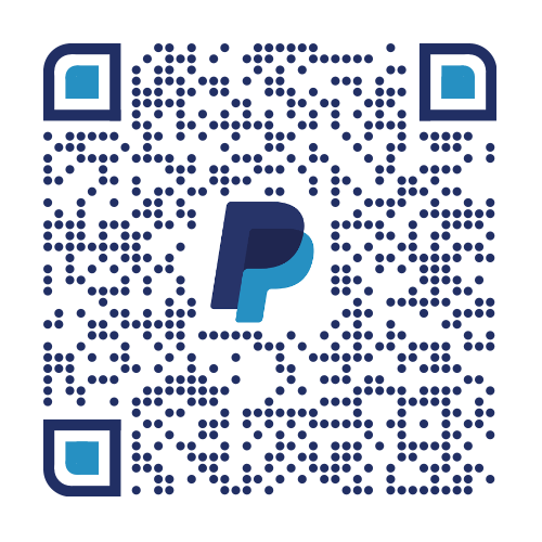 Scan to donate via PayPal